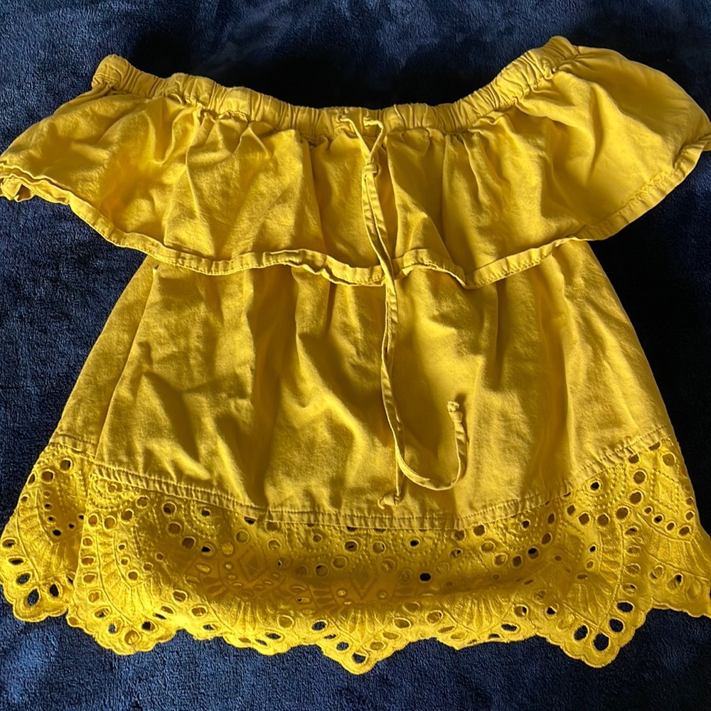 Madewell blouse off the shoulder